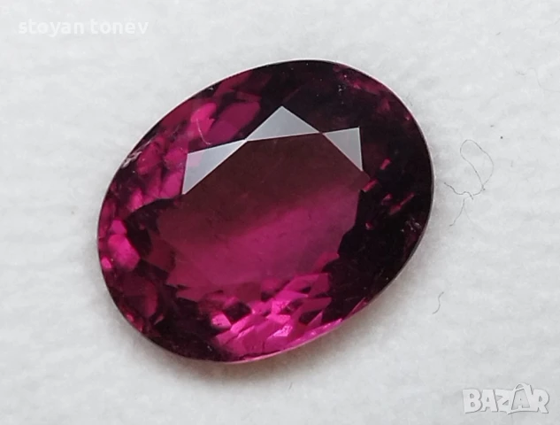 Рубелит турмалин с прекрасен виолетово червен цвят 5.12кт.! Нов! , снимка 3 - Други - 43905675