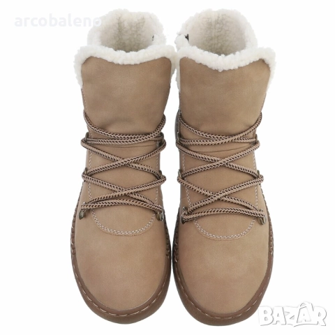 Дамски боти с връзки, 3цвята , снимка 12 - Дамски боти - 52517024