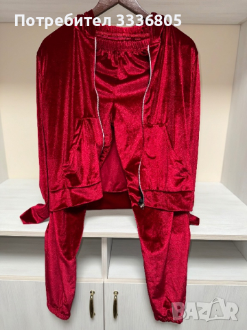 Червен спортен комплект, снимка 3 - Спортни екипи - 44737892