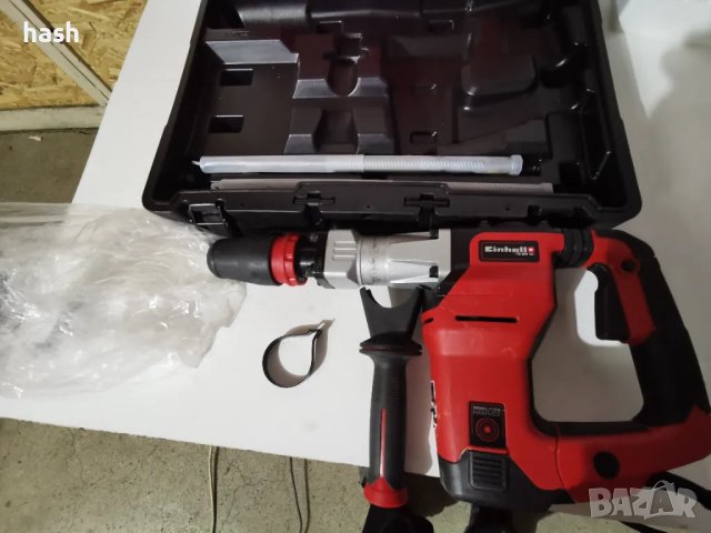 Електрически къртач Einhell TE-DH 12, 1050 W, SDS-Max, 12 J, с куфар, снимка 2 - Бормашини - 48581335