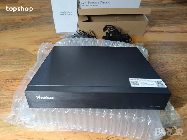 НОВ С МЕНЮ НА БЪЛГАРСКИ WESTSHINE 8 канален DVR 5M-N /5MP до 14TB хибрид 5 в 1 (AHD/TVI/CVI/CVBS/IP), снимка 5 - Аналогови камери - 50525219