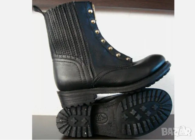 Мото боти /ботуши Ash Rachel Дамски ботуши Кожени номер 37, снимка 6 - Дамски ботуши - 49199530