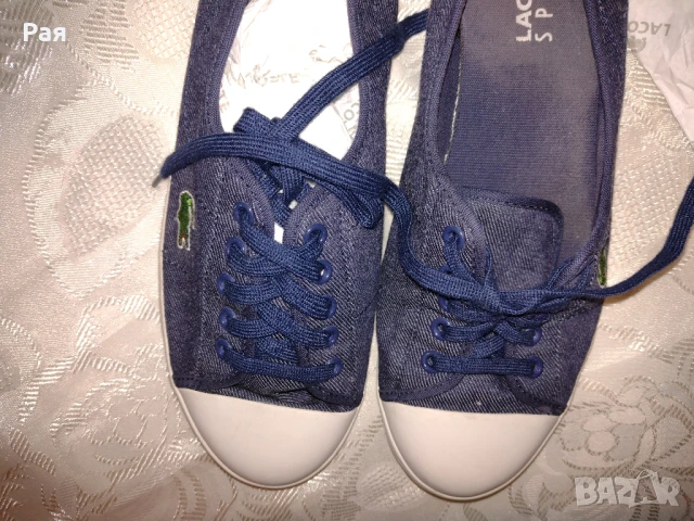 Кецове / спортни обувки lacoste sport, снимка 13 - Дамски елегантни обувки - 50660666