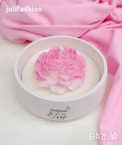 Букет от соеви свещи, снимка 9 - Декорация за дома - 52169112