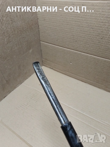 Соц Стара Ръчно Кована Щанга Лост 1кг. НОМЕР 1599., снимка 5 - Антикварни и старинни предмети - 54010470