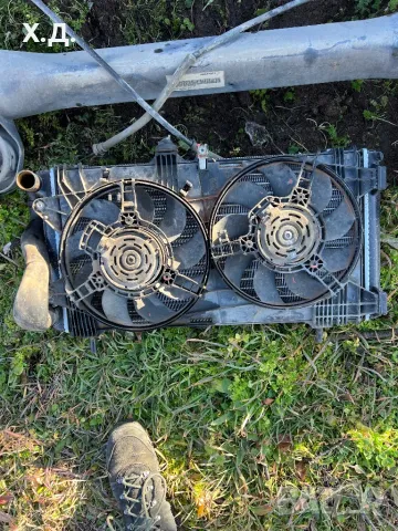 Воден радиатор и перка охлаждане Фиат Пунто 1.9jtd