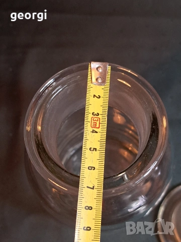 голямо ретро медицинско шише със стъклена тапа 34/3, снимка 5 - Антикварни и старинни предмети - 53932818