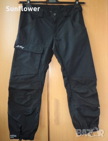 Дамски черен туристически панталон Lundhags с подсилено коляно BootLoc system Sprint 11, размер 40 W, снимка 12 - Панталони - 51782572