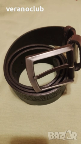 Колан Естествена кожа 110 см, снимка 4 - Колани - 53171160