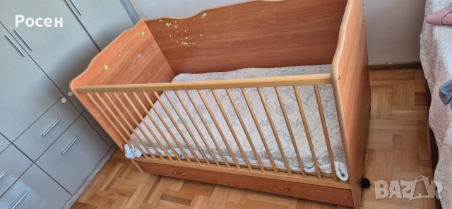 Детско легло 140/70 + Матрак и протектор, снимка 2 - Бебешки легла и матраци - 53937654