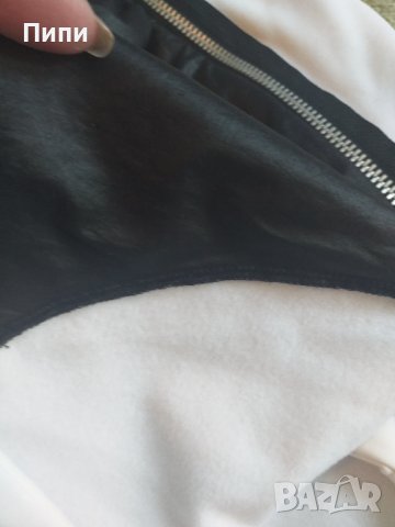 Интересна пола,плътна в бяло, черно, снимка 4 - Поли - 39476697