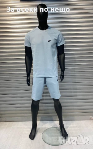Nike Мъжки Летен Екип👕🩳Мъжки Къс Комплект Найк - 2 Налични Цвята Код D2571, снимка 3 - Спортни дрехи, екипи - 50543122