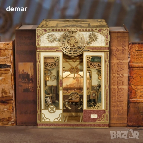 Комплект кътче за книги Tonecheer: 3D пъзел - кабина на влак, снимка 7 - Пъзели - 51691374