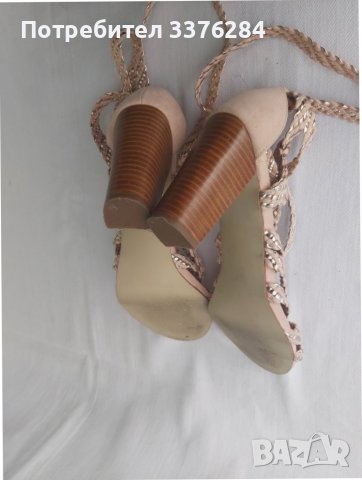 Дамски сандали с каишка на ток, снимка 11 - Сандали - 40488703