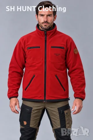 DOVREFJELL SOFTSHELL WINDPROOF BRETHABLE Two Face Polar Jacket М двулицева поларена горница - 420