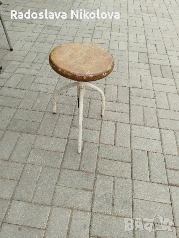 Винтов стол от соца , снимка 3 - Столове - 50074753