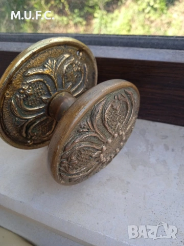 Бронзова дръжка за врата 19век., снимка 8 - Антикварни и старинни предмети - 54245130