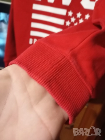 Skate Nation Red Hoodie "NYC BROOKLYN HEIGHTS" Size S/M, снимка 7 - Спортни дрехи, екипи - 52234448