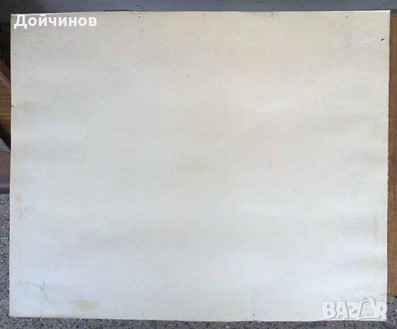 Зимен пейзаж, акварел, стара картина, снимка 6 - Картини - 29121088