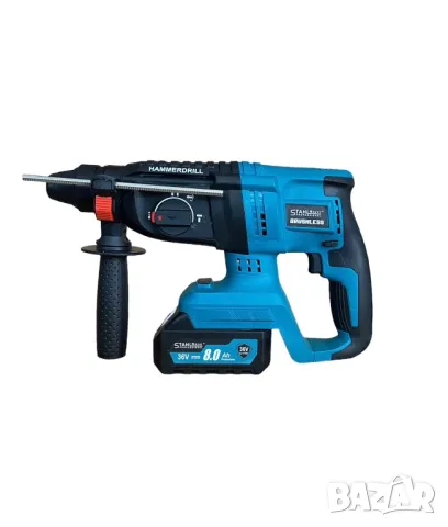 4в1 Перфоратор Гайковерт Ъглошлайф и Винтоверт 36V 8,0AH 3 Батерии Акумулаторни Инструменти , снимка 5 - Други инструменти - 47450180