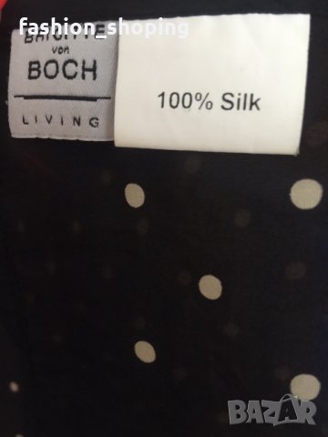 Дамски копринен шал Brigitte von Boch, снимка 6 - Шалове - 29943237