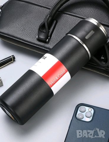 Луксозен термос в комплект с 3 чаши , снимка 4 - Чаши - 42434171