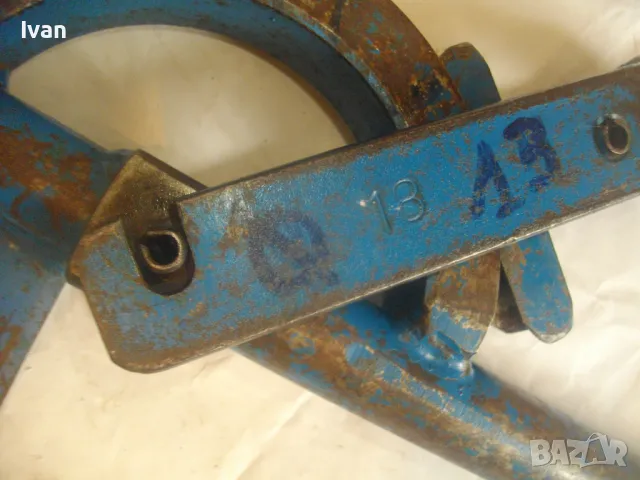 РЪЧЕН ТРЪБОГИБ 18мм Старо немско качество уред огъване метални дебелостенни тръби всякакви 65см/3 кг, снимка 10 - Други инструменти - 47757201