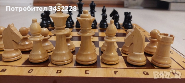 шах фигури дървени нови 30см , снимка 5 - Шах и табла - 52228398