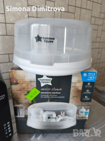 Електрически уред за приготвяне на адаптирано мляко Tommee Tippee Perfect Prep, снимка 4 - Прибори, съдове, шишета и биберони - 54176292