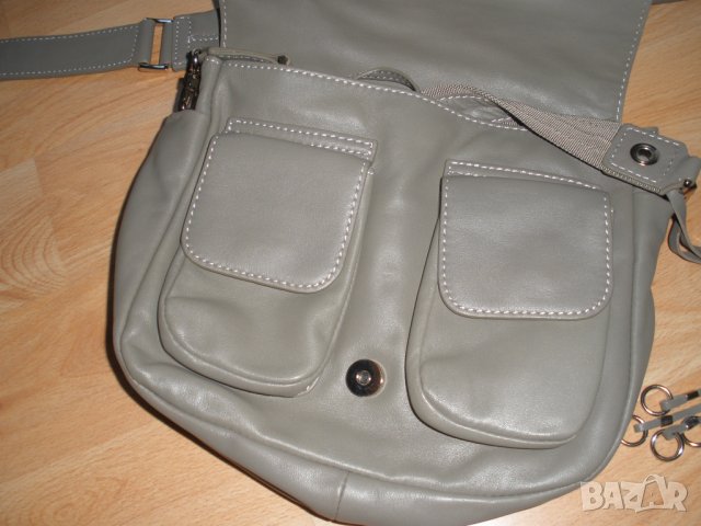 естествена кожа марка BREE чанта, снимка 5 - Чанти - 34473501