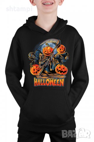 Детски Суитчър/Суитшърт Halloween 12,Halloween,Хелоуин,Празник,Забавление,Изненада,