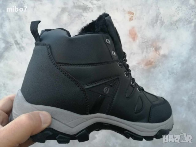 Мъжки зимни, спортни, туристически боти с топъл хастар Caidai, снимка 4 - Мъжки боти - 42852905
