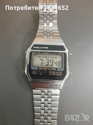 Стар електронен часовник, снимка 3 - Мъжки - 53929647