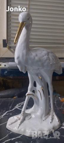 Статуетка щъркел Fena Porzellan, снимка 5 - Антикварни и старинни предмети - 52149813