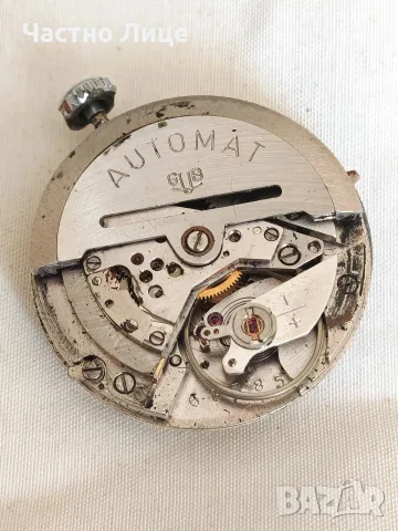РЯДЪК МЕХАНИЗЪМ ЗА ЧАСОВНИК GUB Glashutte/SA AUTOMAT  67.1  Made in Germany , снимка 2 - Антикварни и старинни предмети - 55739002
