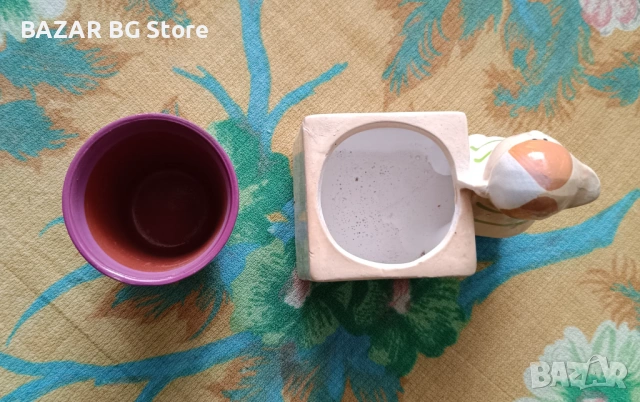 Комплект керамични саксии за кактуси и сукуленти. Нови., снимка 3 - Саксии и кашпи - 53939486