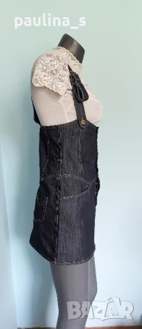 Два броя / Винтидж дънков марков сукман "Olympia" и "Motor jeans" , снимка 4 - Сукмани - 51299718