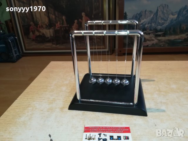 НЮТОН-ЛЮЛКАТА НА НЮТОН 18Х15Х15СМ 0202221157, снимка 7 - Колекции - 35644543