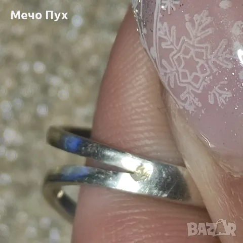Сребърен пръстен (251), снимка 6 - Пръстени - 48213891