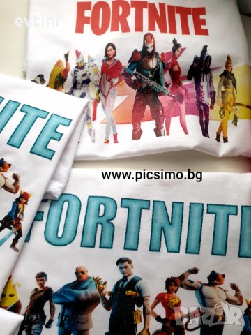 Детски тениски с ЩАМПА Пепа, Пес Патрул,Буба, Пламъчко, Масленка, Хари Потър, Fortnite, снимка 3 - Детски комплекти - 30800578