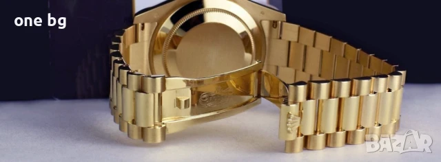 Rolex Day Date President Gold Green Roman Dial , снимка 9 - Мъжки - 51313167