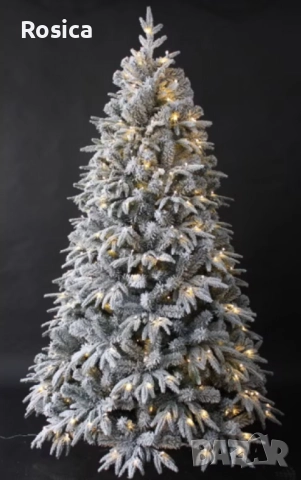 Коледна елха с вградени лампички по връхчетата, снимка 3 - Декорация за дома - 52220183