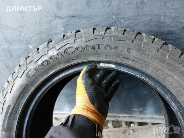 2бр.всесезонни гуми CONTINENTAL 235/55/18 100V DOT 4218, снимка 5 - Гуми и джанти - 48762456