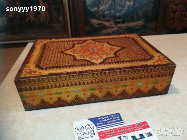 голяма стара дървена кутия 0511201307, снимка 7 - Колекции - 30683239