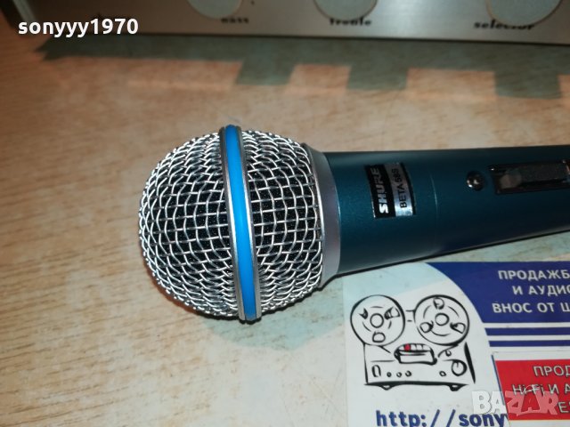 shure beta swiss-внос швеицария 0312201547, снимка 5 - Микрофони - 31002857