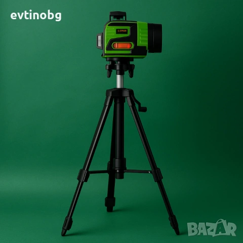 Лазерен нивелир с тринога + подарък малък нивелир, снимка 3 - Други инструменти - 54063616