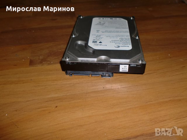 4.12.Хард диск за(PC) Seagate 160Gb-SATA 3,5 “,7200 RPM.Ползван 11 месеца и 6 дена, снимка 2 - Твърди дискове - 31555250