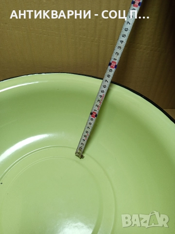 Соц Стар Голям Емайлиран Леген 1979г., снимка 7 - Антикварни и старинни предмети - 52696411