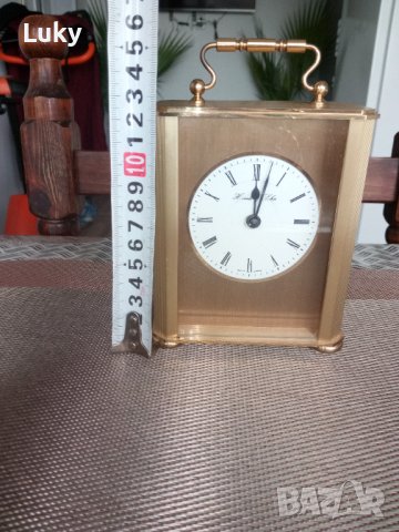 Продавам прекрасен и стилен, часовник на стара, известна марка-HIMLE&SOHNE-Германия.Настолен тип. , снимка 6 - Антикварни и старинни предмети - 42623319