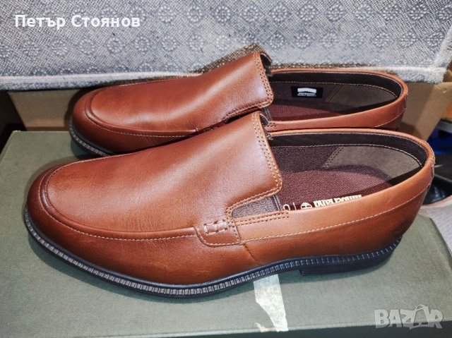 Удобни и стилни мъжки половинки от естествена кожа Timberland №40, снимка 5 - Официални обувки - 37951374